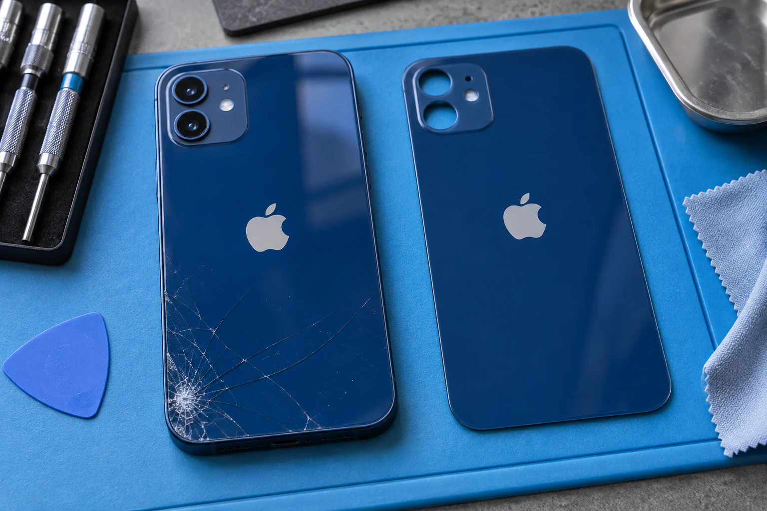 Symbolbild: Rückseitentausch komplett für iPhone 12 / 12 Mini