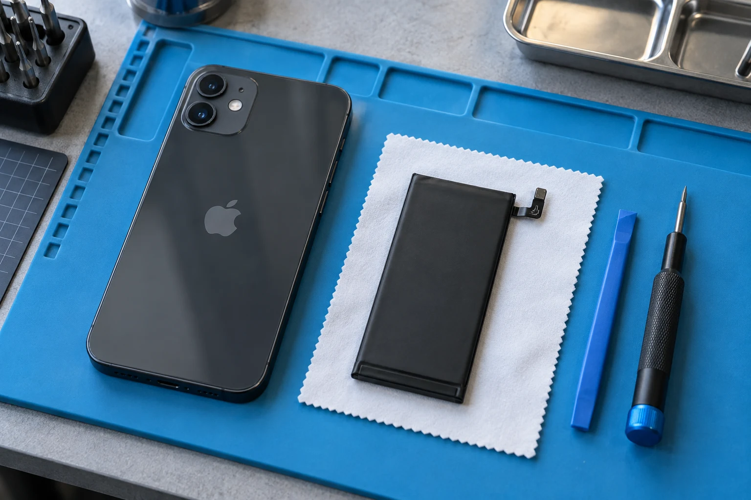 Symbolbild: Akkutausch (Copyware) für das Apple iPhone 12 / 12 Mini / 12Pro / 12 Pro Max