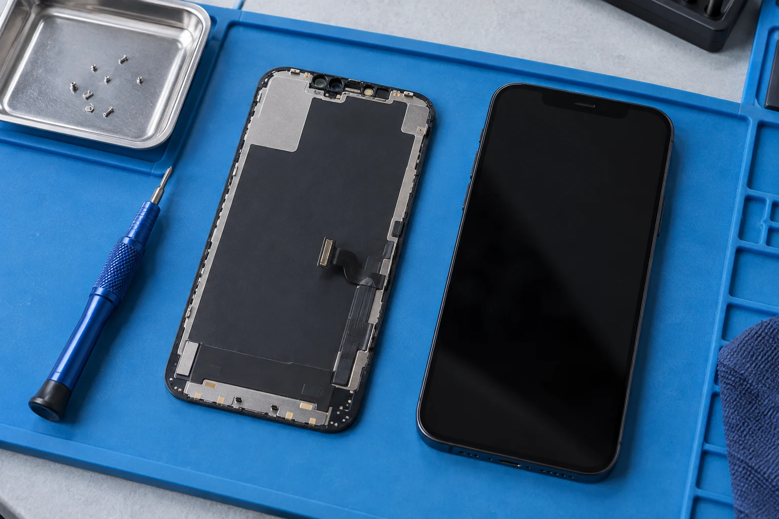 Symbolbild: Displaytausch (Org.) für das Apple iPhone 12 & 12 Pro