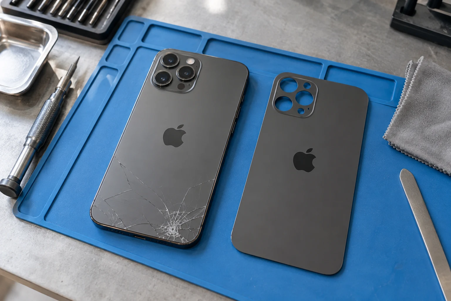 Symbolbild: Rückseitentausch komplett für iPhone 12 Pro / Pro Max