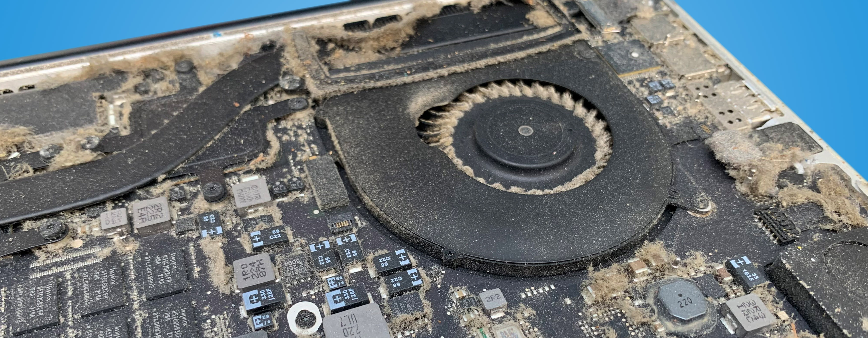 Notebook Reinigung